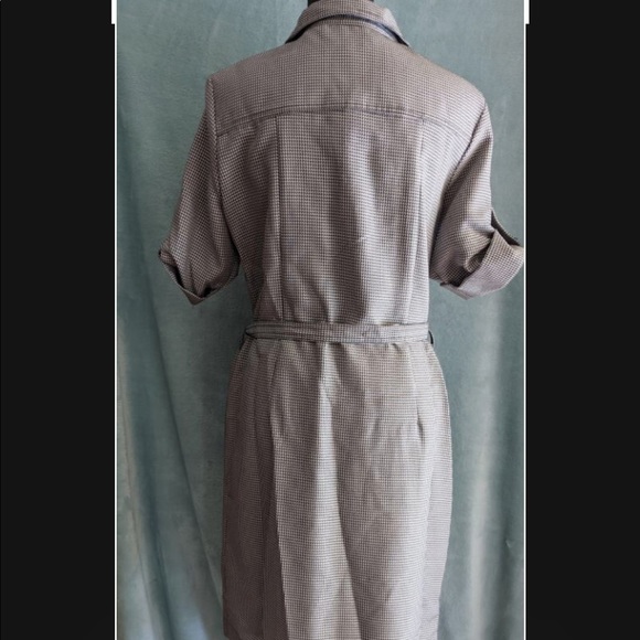 Shelby & Palmer Black/White Gingham Dress Size 8 - Picture 2 of 7